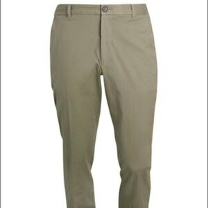 ATM Anthony Thomas Melillo Stretch Khaki Pants Olive Grass Size 30 Frayed